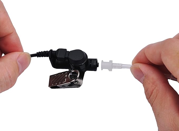 Walkie Talkie 2 Pin Earpiece/Headset with Transparent Acoustic Tube Compatible with Kenwood Retevis RT22 Baofeng GT-5R UV-5R BF-888S BF-F8HP BF-F9 UV-82 Surveillance Headphone