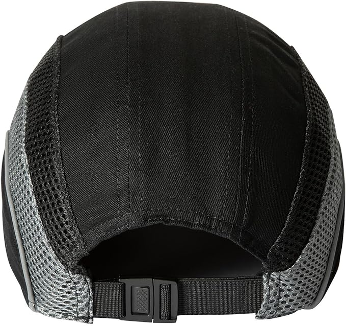 Lightweight Safety Bump Cap - Breathable Baseball Style Protective Hat with Reflective Stripes