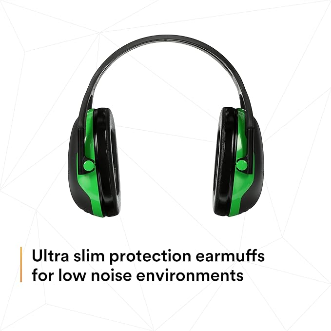 3M PELTOR Ear Muff Hearing Protection, X1 Series, Noise Protection, Construction, Manufacturing, Maintenance, Automotive
