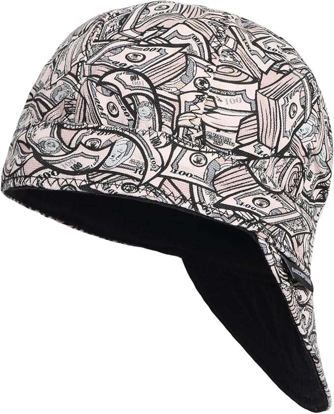 ARCCAPTAIN Reversible Welding Cap, 8 Panel Protective Cap, 10 oz Fireproof Cotton Comforts for Safety and Protection While Welding to Men Women, 7 5/8