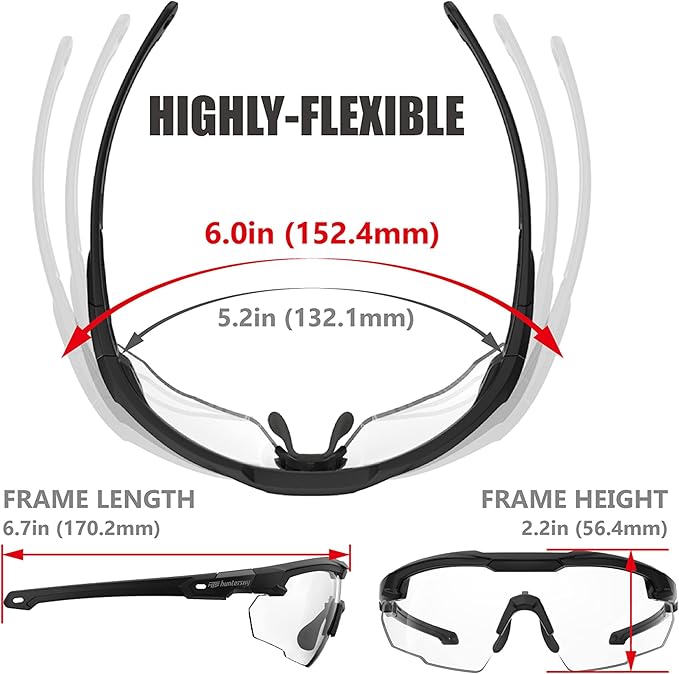 Shooting Safety Glasses for Men Airsoft Hunting Riding Anti-Fog Military Grade Ballistic Tactical Eye Pro Range