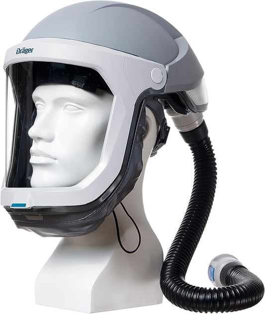 Dräger X-plore 8000 Helmet with Visor for X-plore 8500 | Robust Head Protection for Powered Air-Purifying Respirator (PAPR)