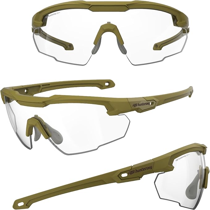 Shooting Safety Glasses for Men Airsoft Hunting Riding Anti-Fog Military Grade Ballistic Tactical Eye Pro Range