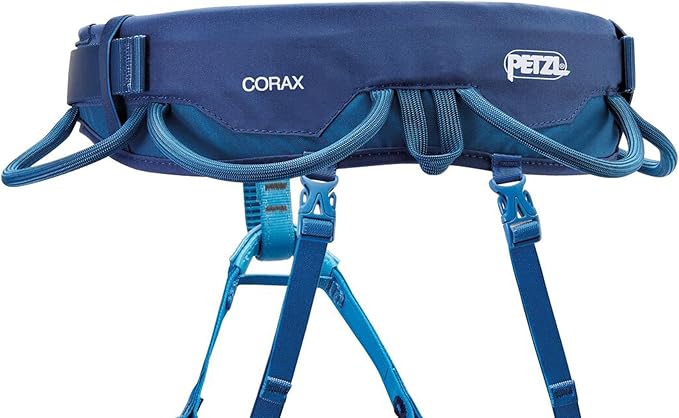 PETZL CORAX Harness - Versatile and Fully Adjustable Rock Climbing, Ice Climbing and Mountaineering Harness