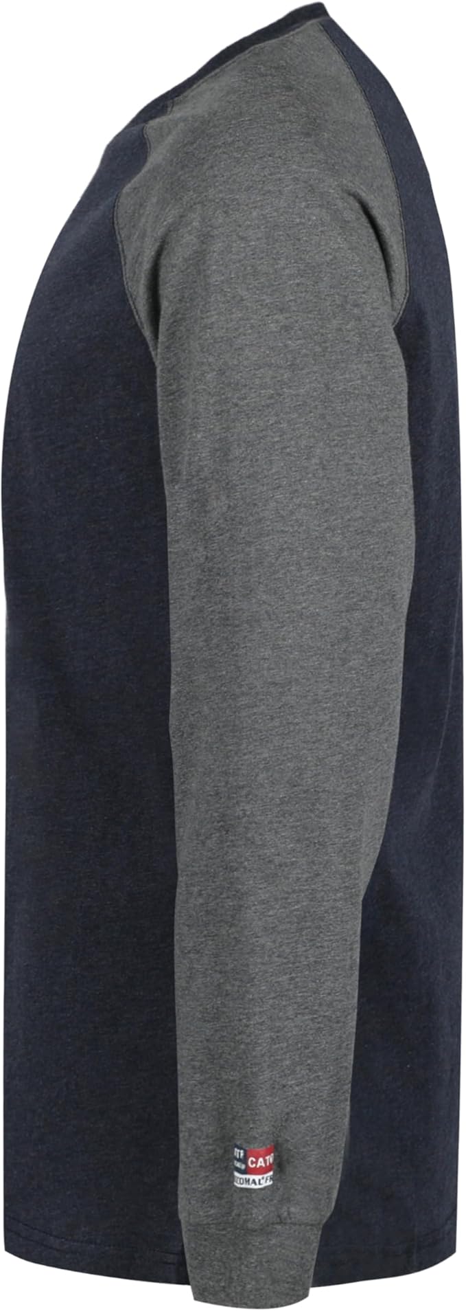 BOCOMAL FR Shirts Two-Tone Crew for Summer 4oz EX Lightweight Flame Resistant Long Sleeve Work T-Shirt Base Layer
