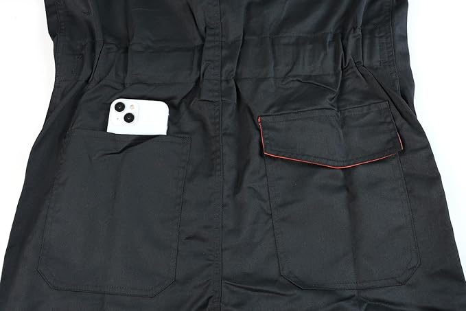 Men's Coveralls Mechanic Work Jumpsuit Multi Pockets Overalls Long Sleeve Workwear Coverall