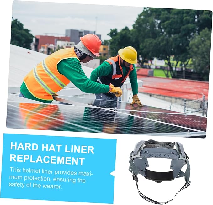 PRETYZOOM Hard Hat Liner Replacement Suspension Insert for Safety Helmet Breathable Hard Hat Accessories for Men Cloth and Sponge Material