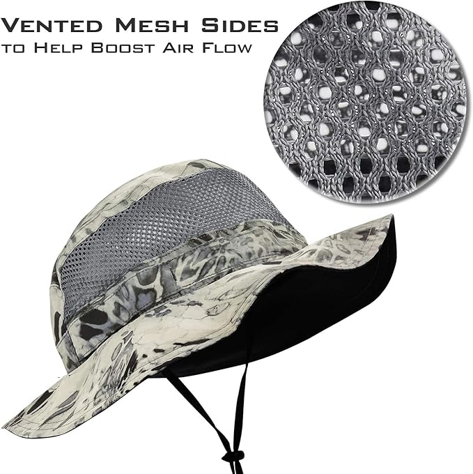 KastKing Sol Armis UPF 50 Boonie Hat - Sun Protection, Fishing, Beach & Hiking, Paddling, Rowing, Kayaking