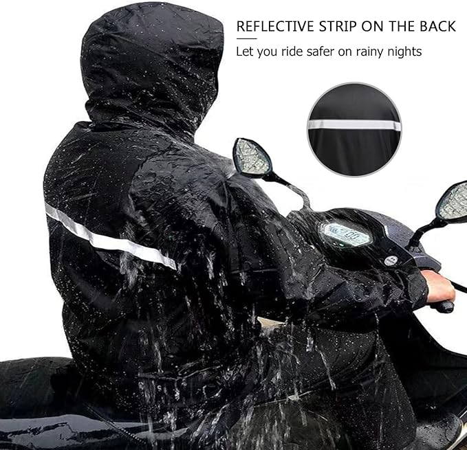 Men's Rain Suit Lightweight Waterproof Protective Raincoats (Jackets and Pants) Rain Gear Workwear
