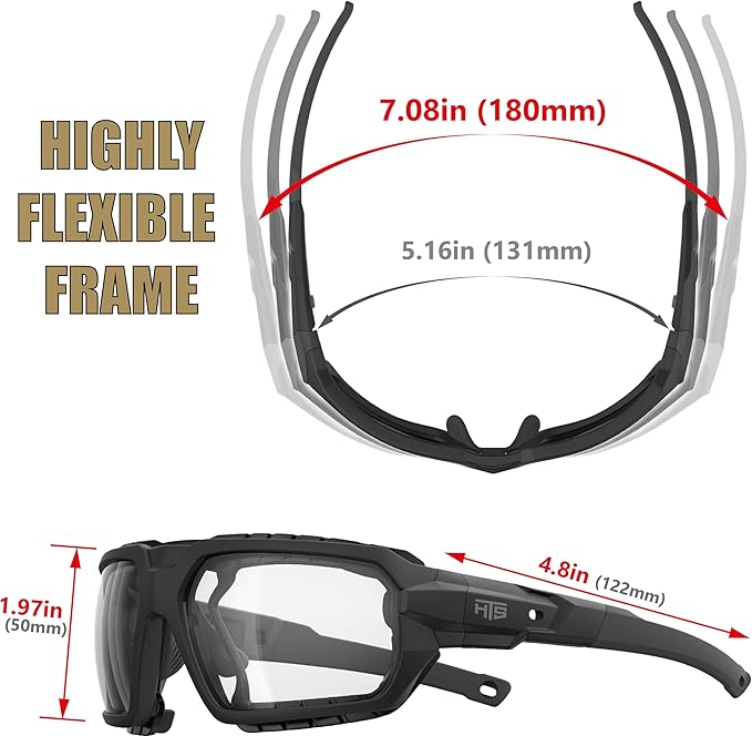 Protective Powersports Motorcycle Anti Fog Riding Goggles Eyewear Padded Sunglasses Windproof UTV Spoggles