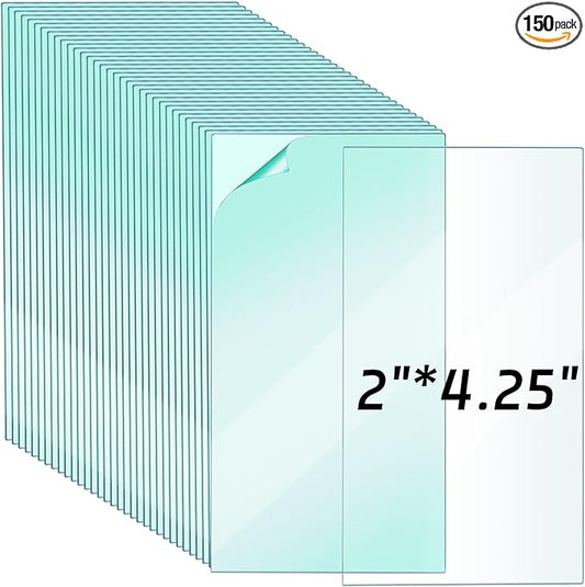 150 Pcs 2'' x 4.25'' Welding Clear Lenses Cover Replacement Transparent Universal Welding Protection Lens Mask Welding Lens