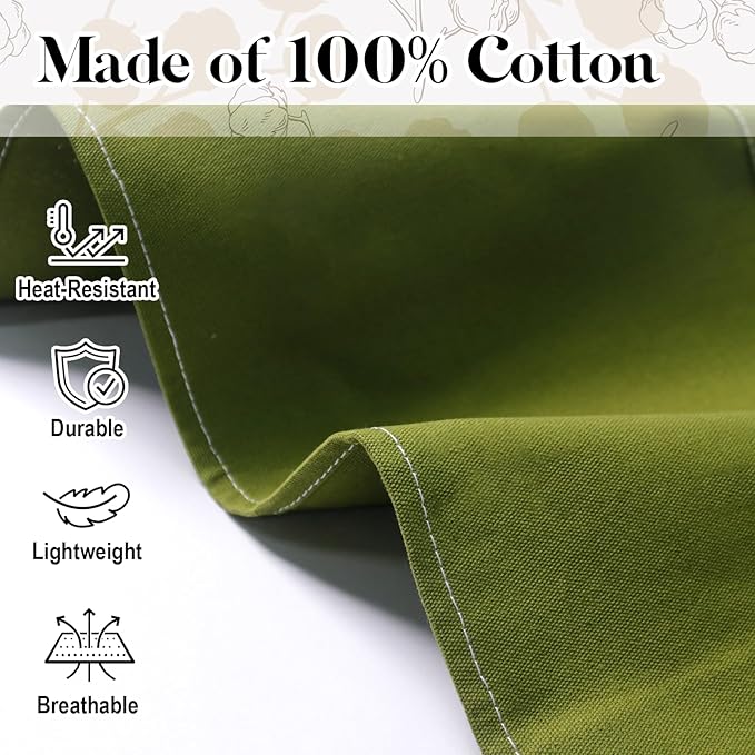 Chef Apron for Men Women with Pockets,Cross Back Cotton Canvas Plus Size Apron for Cooking BBQ Baking Gardening