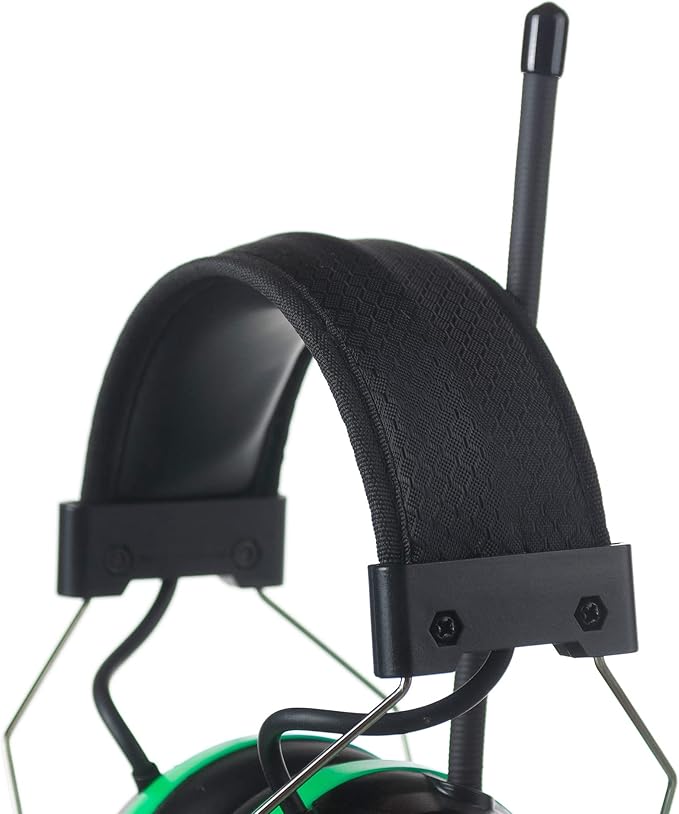 Digital AM/FM Radio Headphones 25dB NNR,Noise Reduction Safety Earmuffs,Headset Powered by AA Battery,Hearing Protection for Mowing Lawn Working Walkman(Green)