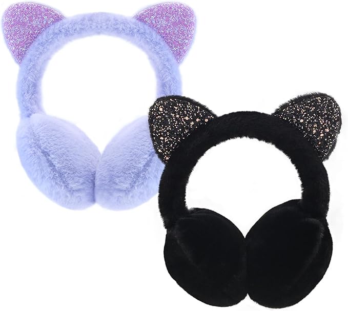 XIAOHAWANG Winter Earmuffs for Kids Girl Warm Ear Muffs Baby Boy Plush Padded Ear Warmer