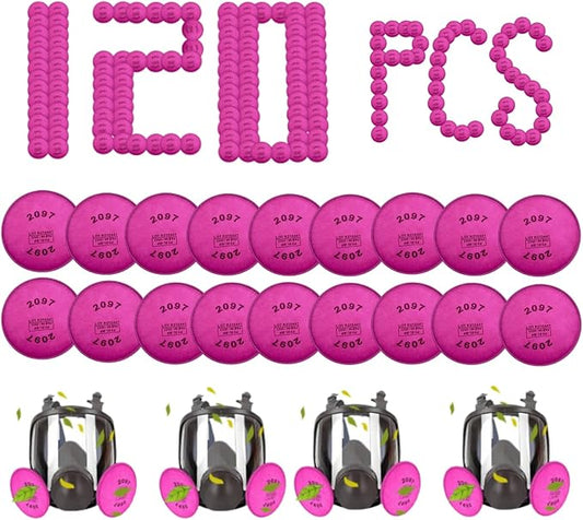 120PCS(60Pack) 2097 Particulate Filter,2097 Filter Installed on Filter Retainer Replacement for 6000 6200 6800 7000 FF-4