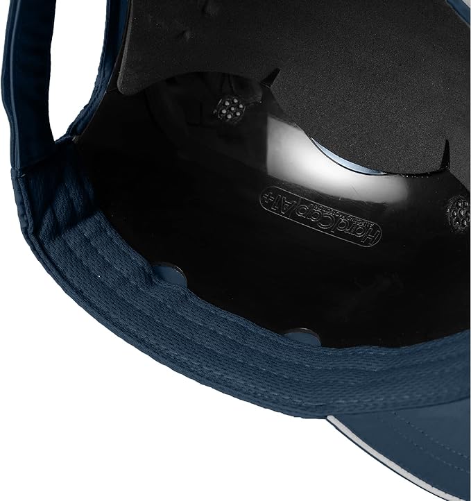Lightweight Safety Bump Cap - Breathable Baseball Style Protective Hat with Reflective Stripes