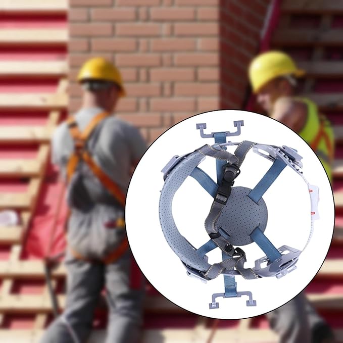 8 Point Hard Hat Replacement Suspension Replace Part Accessories Comfortable Breathable Adjustable Practical Hard Hat Liner