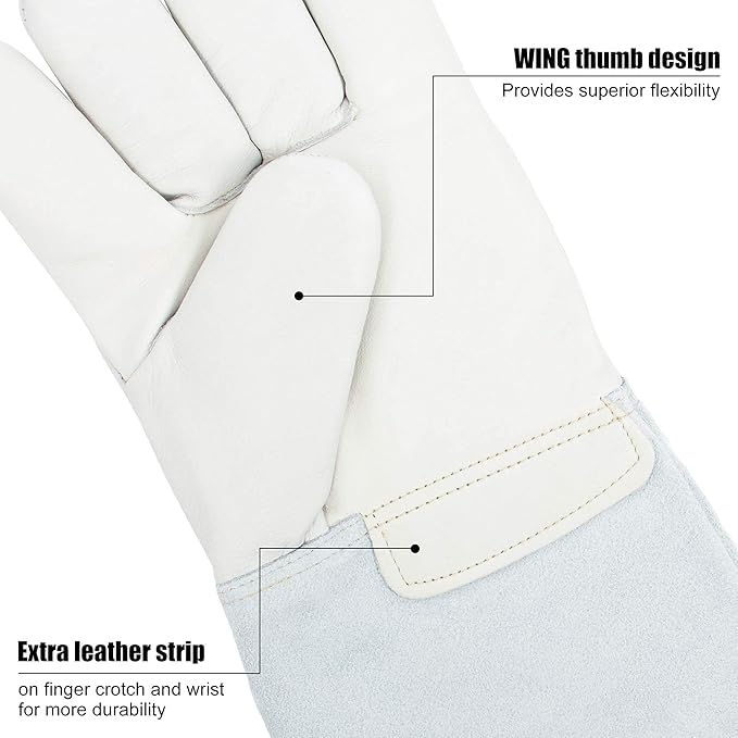 BEETRO -292℉/-180℃ or Above Antifreeze Gloves for Dry Ice Handling Liquid Nitrogen Sponge and Cotton Inner
