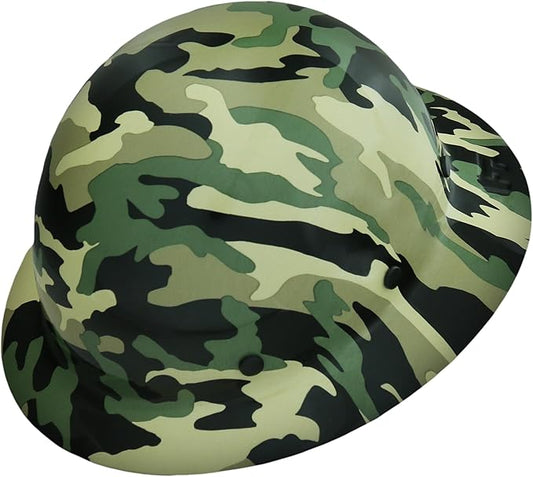 AFP Fiber Full Brim Hard Hat | 6 Point Ratchet Suspension | OSHA & ANSI Rated