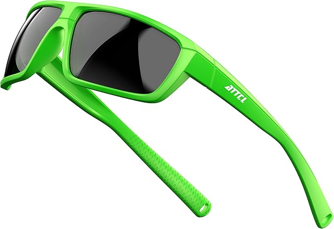 ATTCL Polarized Wrap Fishing Sunglasses Men - Driving Sports Glasses UV Protection