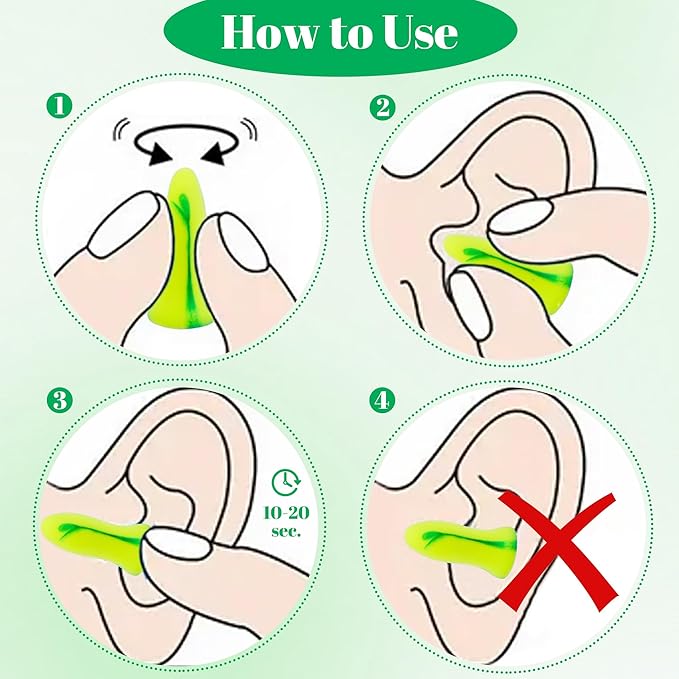 Calmi Ear Plugs for Sleeping Noise Reduction, 33dB NRR - 12 Pairs with Individual Cases, Earplugs for Snoring, Travel, Work, Concerts, Studying