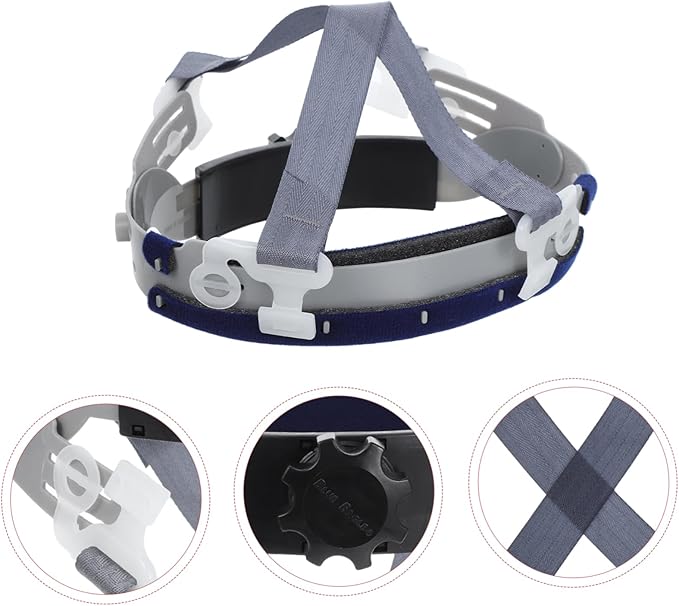 Cabilock Replacement Hard Hat Suspension Liner Adjustable Point Insert for Safety Helmets Fit for Construction Sites Easy Installation Comfortable and Breathable Design