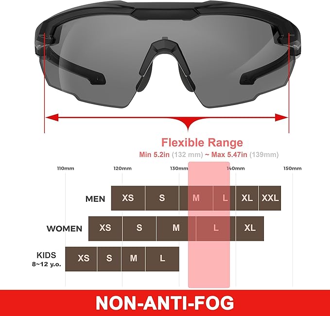 Shooting Safety Glasses for Men Airsoft Hunting Riding Anti-Fog Military Grade Ballistic Tactical Eye Pro Range