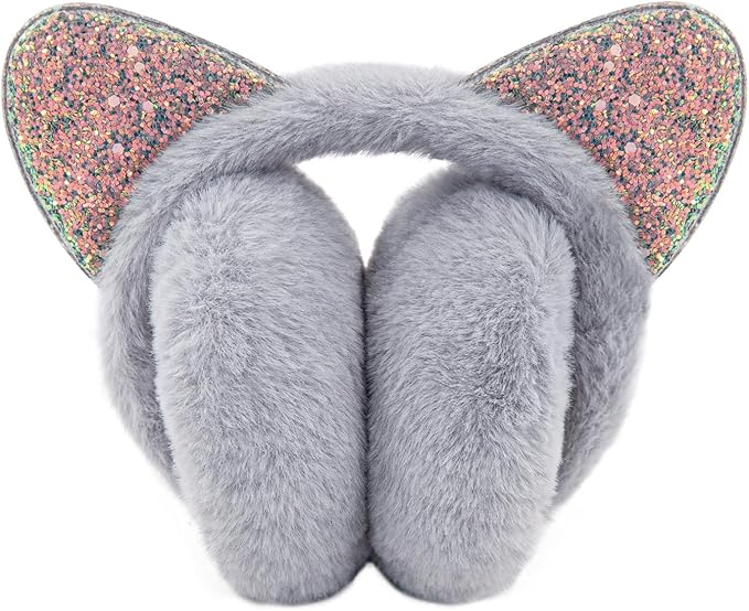 XIAOHAWANG Winter Earmuffs for Kids Girl Warm Ear Muffs Baby Boy Plush Padded Ear Warmer