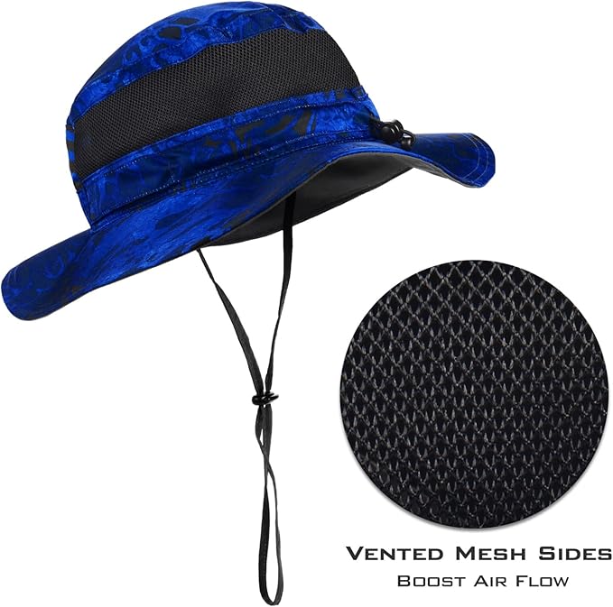 KastKing Sol Armis UPF 50 Boonie Hat - Sun Protection, Fishing, Beach & Hiking, Paddling, Rowing, Kayaking
