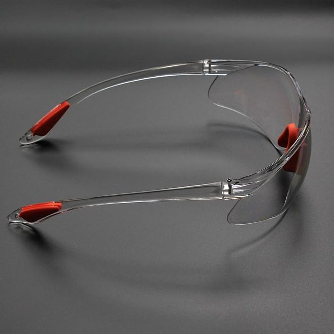 8 Pack Safety Glasses Anti Fog Scratch Safety Clear Lenses Eye Protection working Glasses Protective Equipment Security Eyewear for Welding Outdoor Construction Laboratory Chemicals