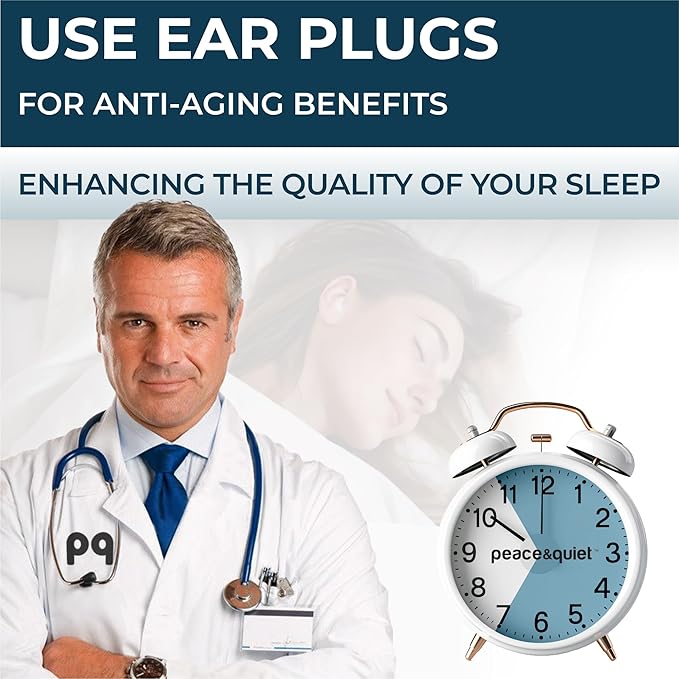 PQ Wax Ear Plugs for Sleeping, Swimming - 54 Noise Cancelling Silicone Gel Wax Earplugs, Ear Protection for Sleep and Swim, Soft Wax Pillows with Sound Blocking Level 32Db, (54 Pillows), Color: Blue