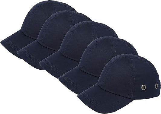 Zojo Baseball Bump Cap Hard Hat Helmet,5PCS Reflective Breathable Lightweight Safety Cap for Men and Women