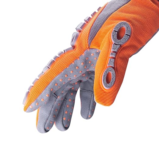 HexArmor Cut-Resistant Impact Protection Synthetic Leather Palm Work Gloves | Chrome SLT ® Series 4070 | X-Large