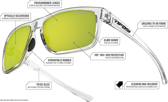 Tifosi Optics Swick Sunglasses (Onyx Fade/Clear)