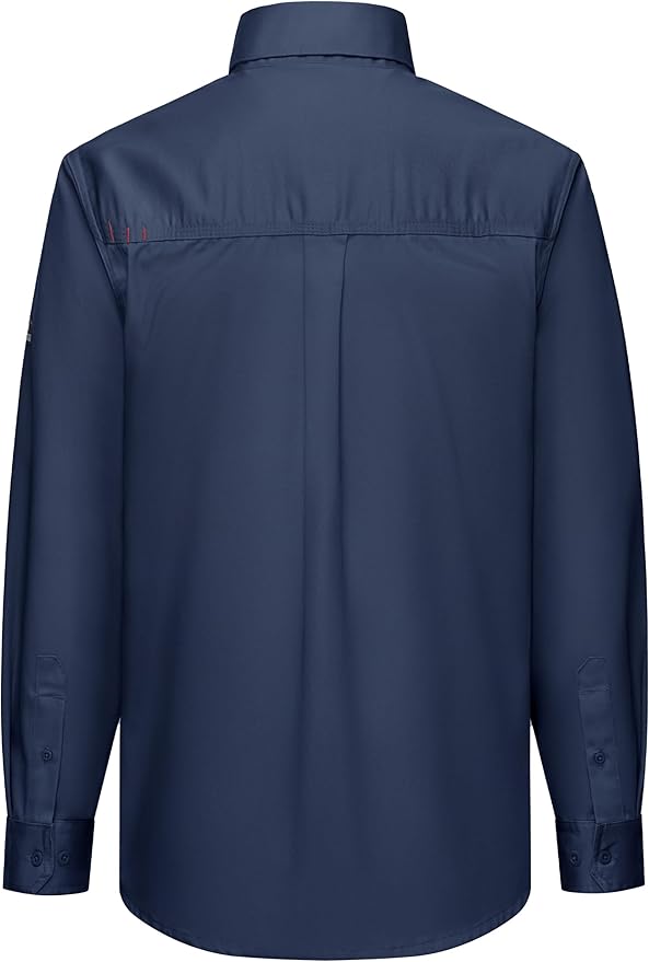 Welding Shirts for Men 7.5oz 100% Cotton Flame Resistant Fr Shirts NFPA2112 Men's Fire Retardant Welding Shirts