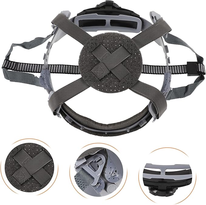 Gadpiparty 3pcs Hard Hat Liner Replacement Construction Hat Suspension System Helmet Liner for Men