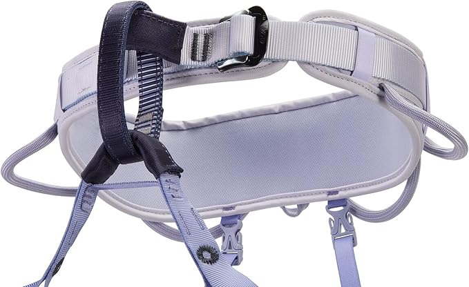 PETZL CORAX LT WOMEN comfortable, durable women's harness for a variety of climbing objectives, XS, lilac white