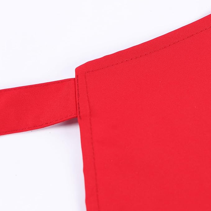 Short Bib chef Apron - Waterdrop Resistant Aprons with Buckle Pockets Cooking Kitchen, Aprons for Men and Women