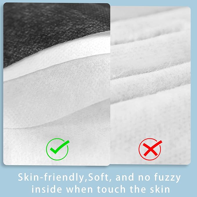 Disposable Face Mask 4-Ply for Adult, Soft Face Masks, Breathable Safety Mask…