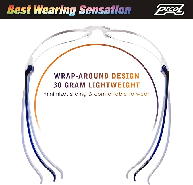 168 BULK PACK Safety Glasses in 7 Colors Unisex Clear Anti-Scratch Protective Goggles Impact Resistant Lens Eyewear with ANSI Z87.1 EN166 Certified Perfect for Construction, Shooting and Laboratory