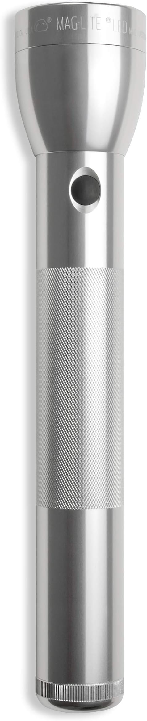 Maglite ML300L LED 3-Cell D Flashlight, Adjustable Focus, Long Battery Life, Water-Resistant, Tactical and Emergency Use – Silver