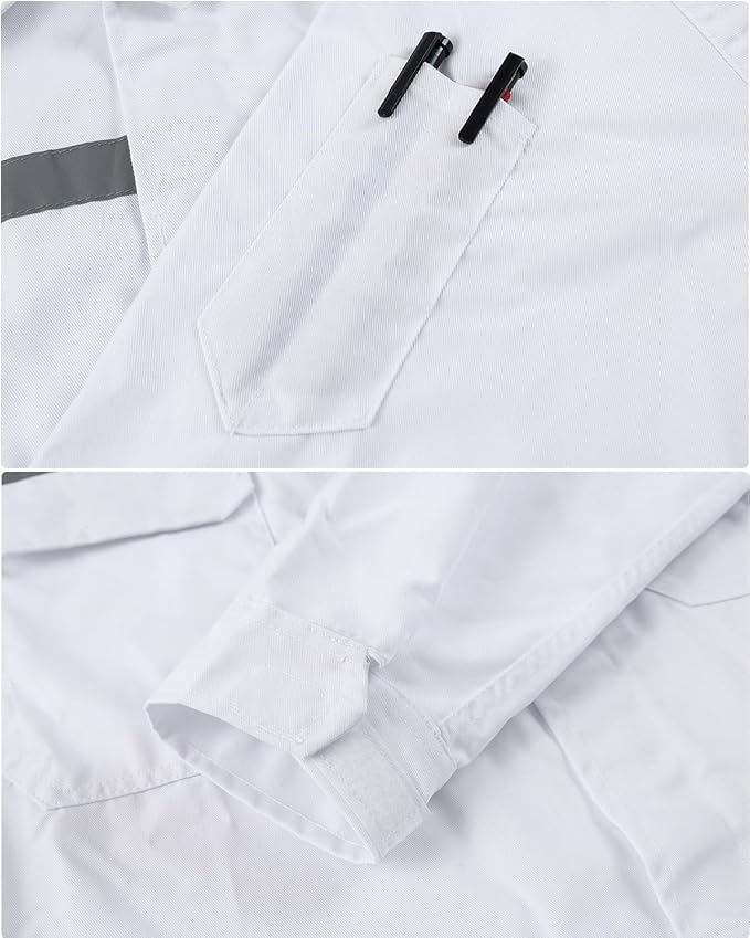 Mens Workwear Coveralls Work Mechanic Jumpsuits Long Sleeve Coverall Work Wear Multi Pockets
