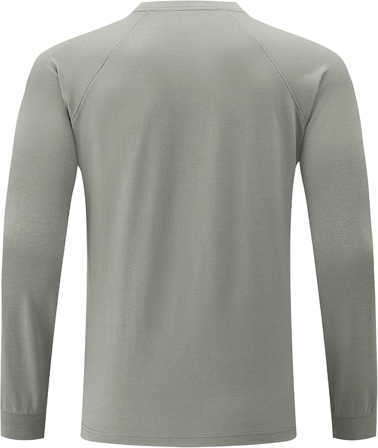 FR Shirts for Men NFPA2112 Flame Resistant Shirts 6.0oz Light Weight Long Sleeve Fire Retardant Shirts