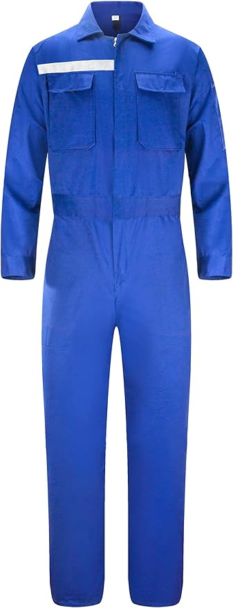 Mens Workwear Coveralls Work Mechanic Jumpsuits Long Sleeve Coverall Work Wear Multi Pockets