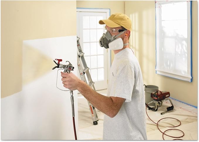 3M 6111PA1A Half Facepiece Paint Spray/Pesticide Respirator, Small