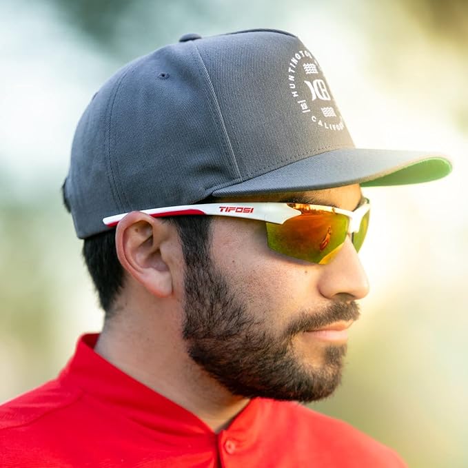 Track Sport Men & Women Sunglasses - Ideal For Baseball, Golf, Pickleball, Running and Tennis - Unisex Glasses
