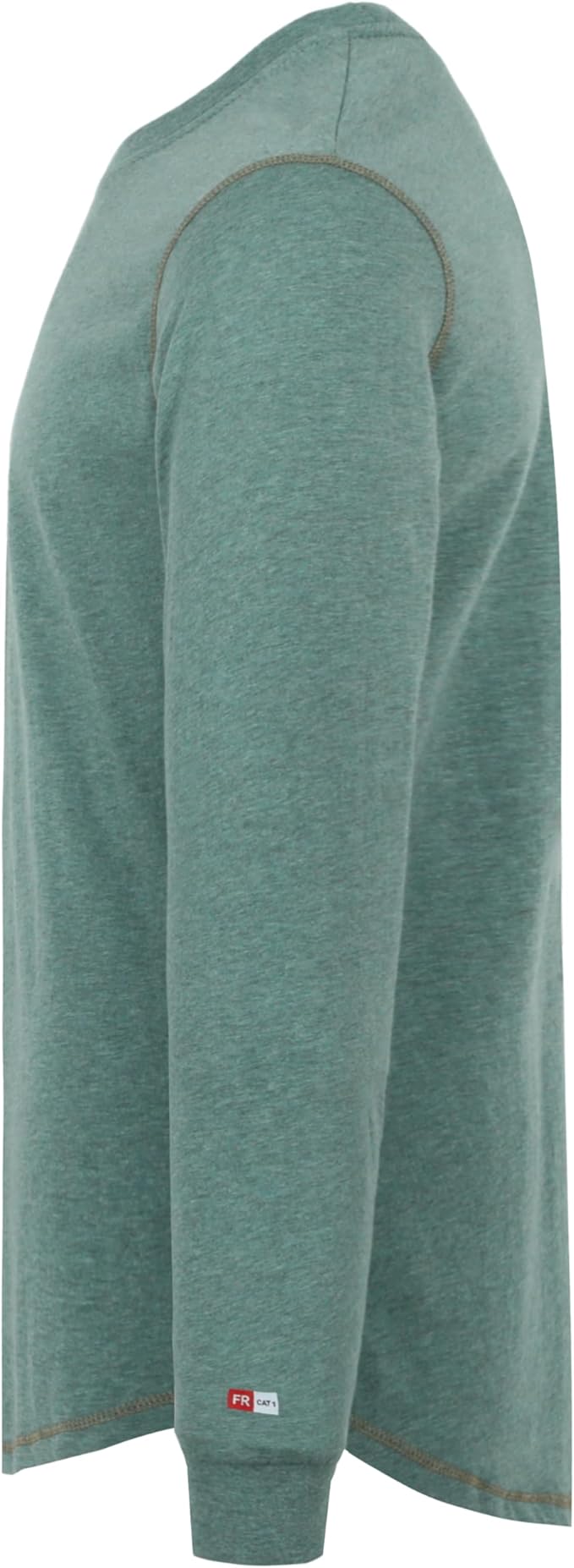 TICOMELA FR Shirts for Men 4oz Lightweight Flame Resistant Crewneck T-Shirts 100% Cotton Fire Retardant Henley Shirts
