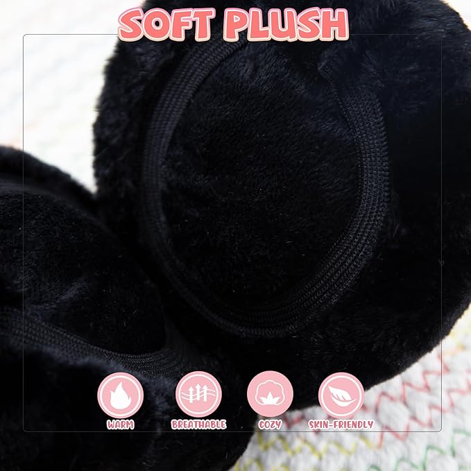 XIAOHAWANG Winter Earmuffs for Kids Girl Warm Ear Muffs Baby Boy Plush Padded Ear Warmer