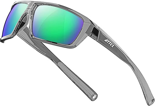 ATTCL Polarized Wrap Fishing Sunglasses Men - Driving Sports Glasses UV Protection