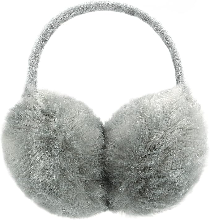 POXIMI Women Winter Earmuffs Girl Ski Adjustable Ear Covers for Cute Bow Ear Warmer Outdoor Earmuff Fleece Lining